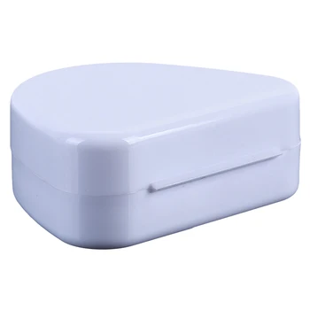 

1pcs Orthodontic Retainer Orthosis Food Grade Pp Plastic Box Desktop Storage Box