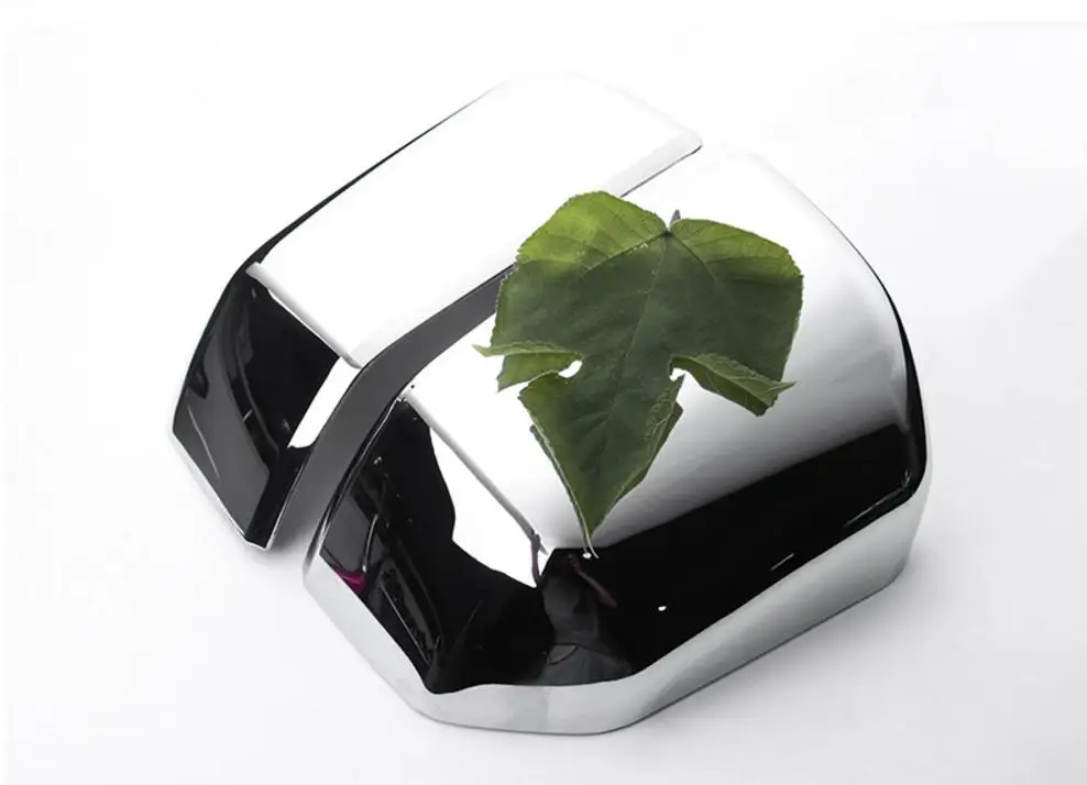 CHROME SIDE MIRROR COVER FIT 2015 FOR FORD F150 F-150 TRIM REAR VIEW MOLDING CAP BEZEL LID FRAME OVERLAY GARNISH
