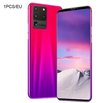 

S20 Pro Smartphone 5.8 Inch Screen Smartphone 512M+4G Android Smartphone 3D Glass Plated Back Cover Black