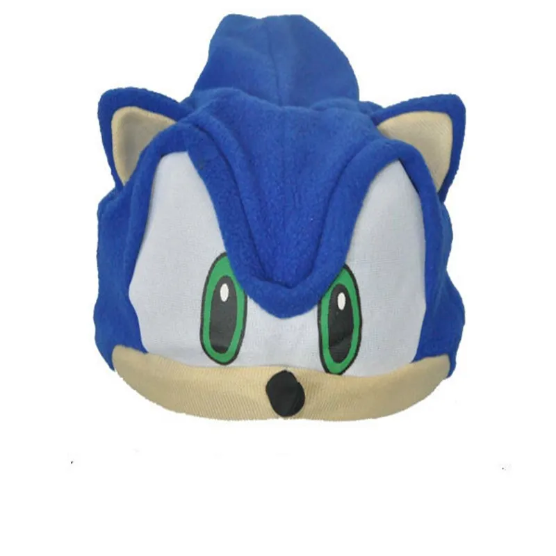 Cute Anime Plush Hat GE Animation Sonic Figure Hair Cosplay Hat Fleece Cosplay Cap Costumes Gift For Kids Cute Anime Plush Hat GE Animation Sonic Figure Hair Cosplay Hat Fleece Cosplay Cap Costumes Gift For Kids