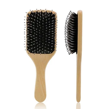 

Anti-static Wood Hairbrush Comb Air Sac Health Paddle Cushion Massage Brushes for Hair Decorative Caring Accessories