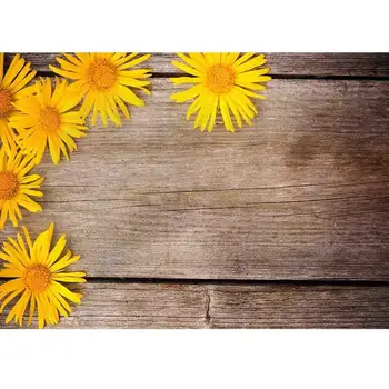 

Vinyl Custom Photography Prop Scenery Wood Planks Floral theme Photo Studio Background NY1-612688