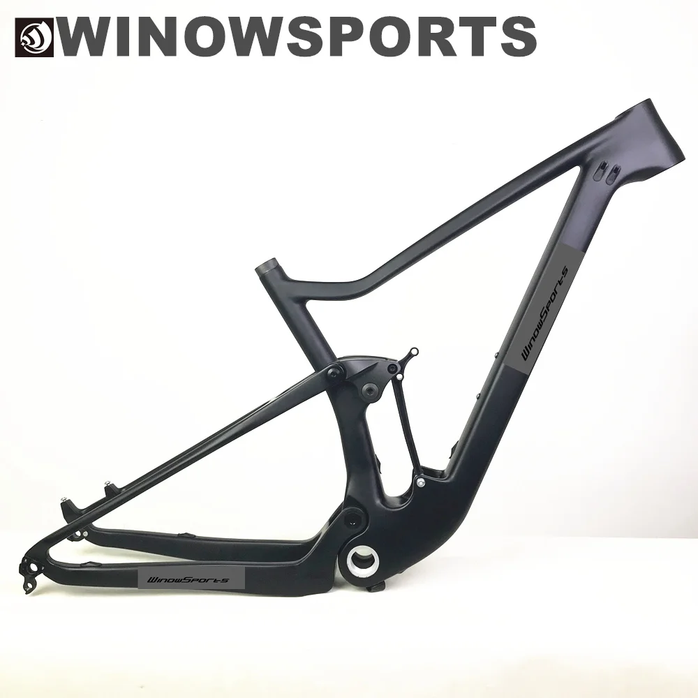 Winowsports super light boost carbon mtb bike frame 29er 2.3" XC