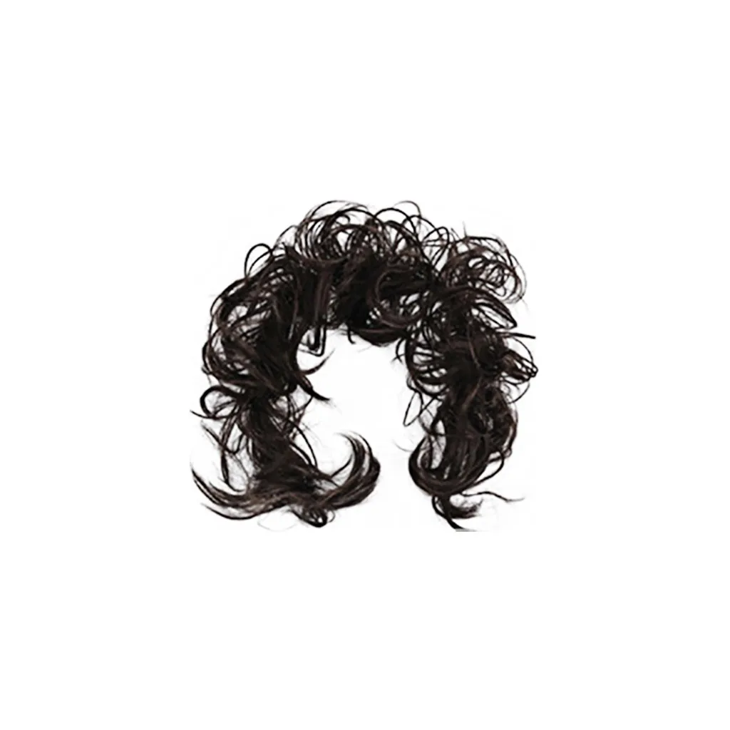 Настоящая Толстая резинка для волос обертка грязная булочка Updo кудрявый конский хвост шиньон конский хвост для женщин эластичные грязные булочки