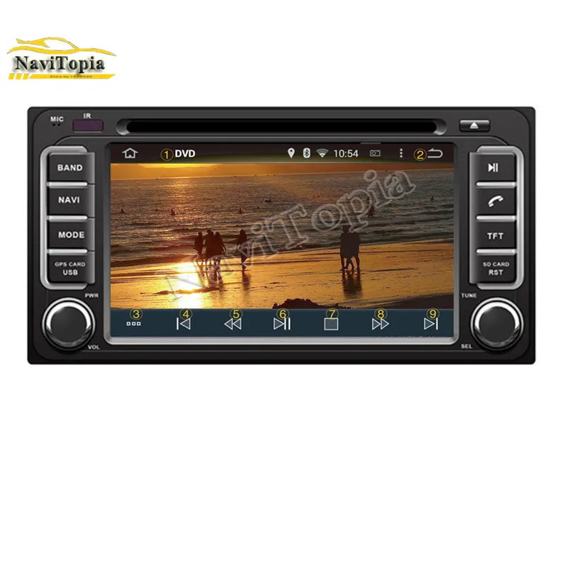 Cheap NAVITOPIA 4G RAM 32G ROM Octa Core Android 9.0 Car DVD Player GPS Navigation for Toyota HIACE for Toyota Ielas for Fortuner 9