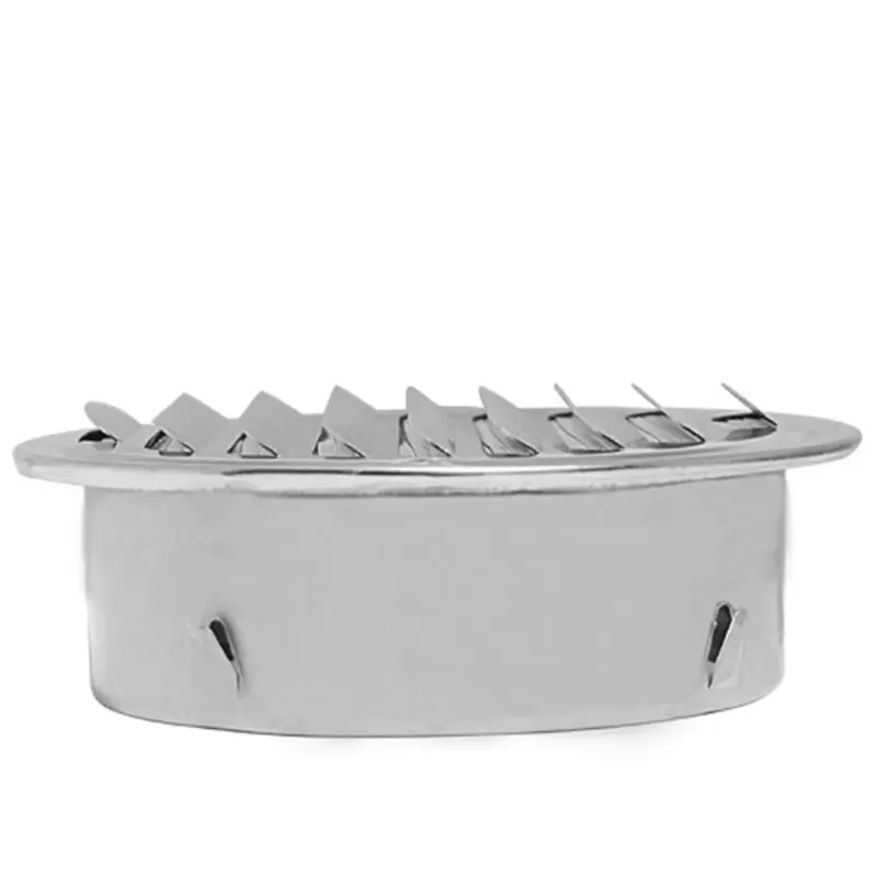 Lowered Stainless Steel Exterior Wall Air Vent Grille Round Ducting Ventilation Grilles AjXNe9jm1p9