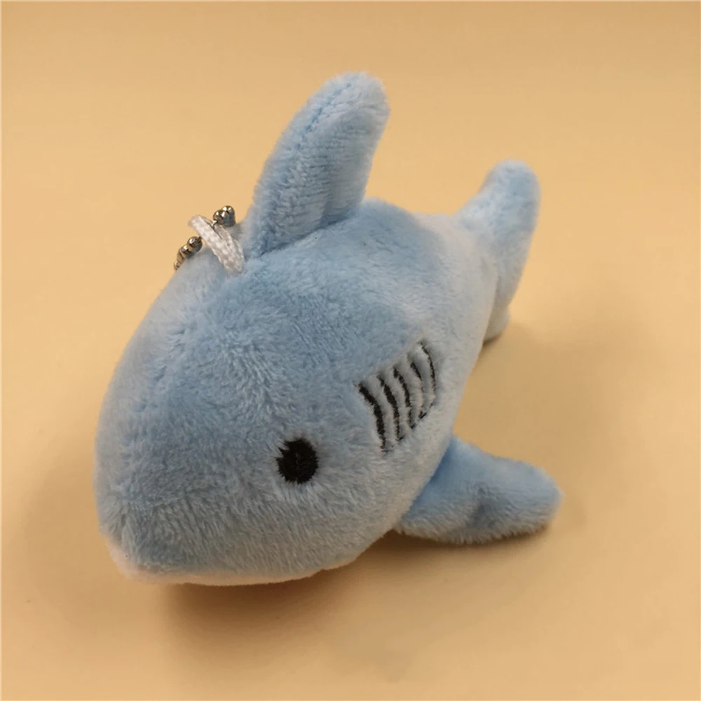 Stuffed animal toy Shark plush Toy Doll Ocean Animal Key chain Pendant baby girl room decor 3