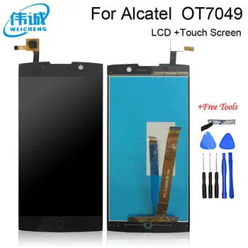 

WEICHENG for OneTouch Flash 2 LCD Display +Touch Screen Replacement LCD Screen For Alcatel OneTouch Flash 2 OT7049 7049 7049D