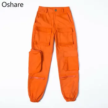 

NEW Fashion black high waist pants women pants Streetwear loose joggers cotton Capri trousers female sweatpants 2020 Trousers