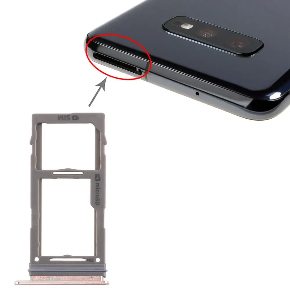 Лоток для SIM-карты + лоток карты Micro SD Galaxy S10 / S10e | Мобильные телефоны и аксессуары