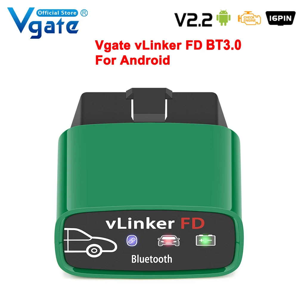 car battery charger Vgate vLinker FD ELM327 FORScan For Ford wifi Bluetooth-4.0 OBD2 Car Diagnostic Auto Tool OBD 2 Scanner J2534 PK ELM 327  V 1 5 cheap car inspection equipment Code Readers & Scanning Tools