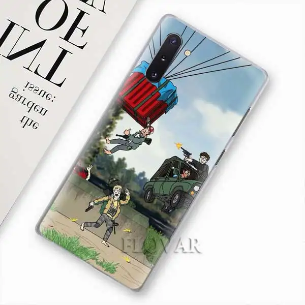PUBG телефонные чехлы для samsung Galaxy Note 10 S10 плюс 5G S10e A30 A40 A50 A60 A70 M40 жесткий чехол - Цвет: 010