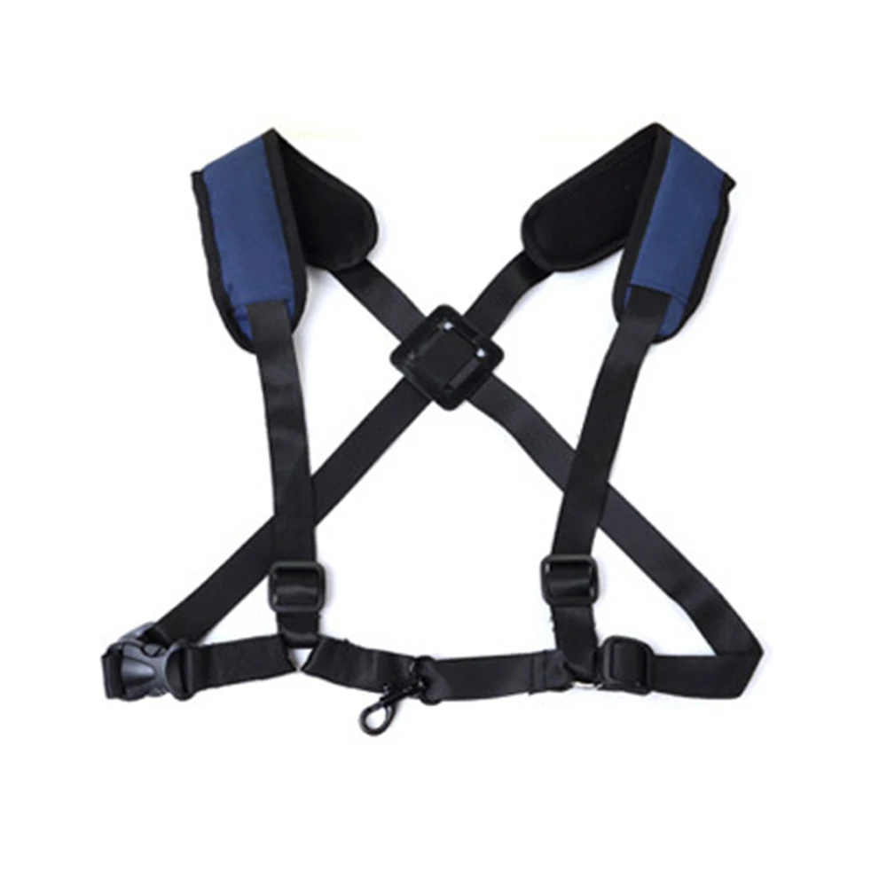 Black Adjustable Alto Tenor Soprano Sax Fixed Belt Saxophone Chest Shoulder Strap | Спорт и развлечения