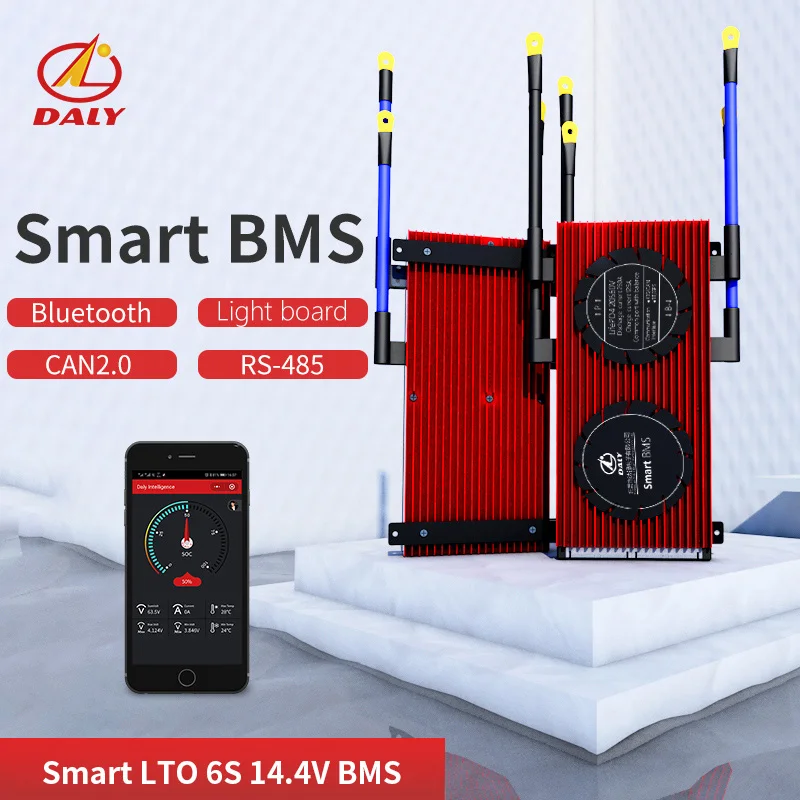 Плата защиты аккумулятора smart BMS 6S 14 4 V Bluetooth LTO батареи 2 3 V/2 функция