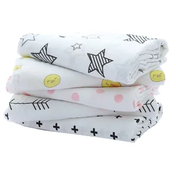 

Double layer Muslin Blanket Baby Cotton Swaddld Soft Newborn Blanket Bath Towel Gauze Infant Kids Wrap Sleepsack Stroller Cover