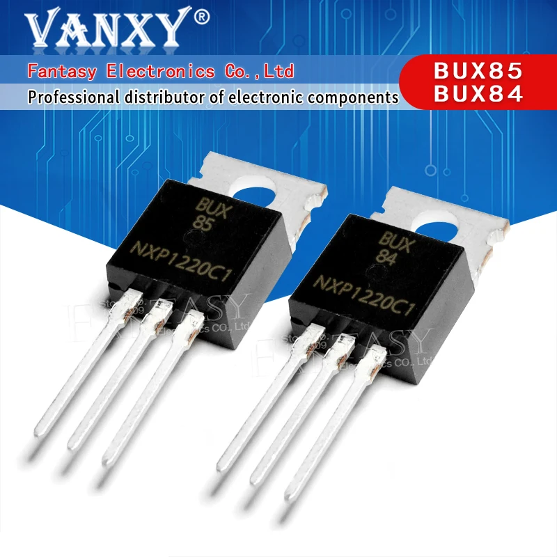 10 шт. BUX85 BUX84 TO-220 ( 5 BUX85G + BUX84G ) TO220 NPN новый оригинальный | Электронные компоненты и