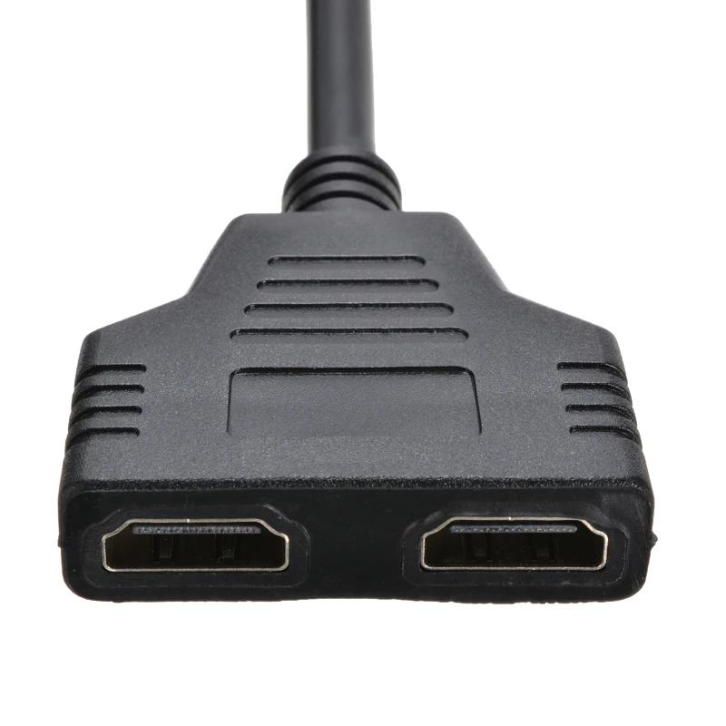 Кабель-удлинитель HDMI 1 Male to Dual HDMI 2 Female Y Splitter Adapter HDMI расширенные кабели для HD светодио дный lcd tv