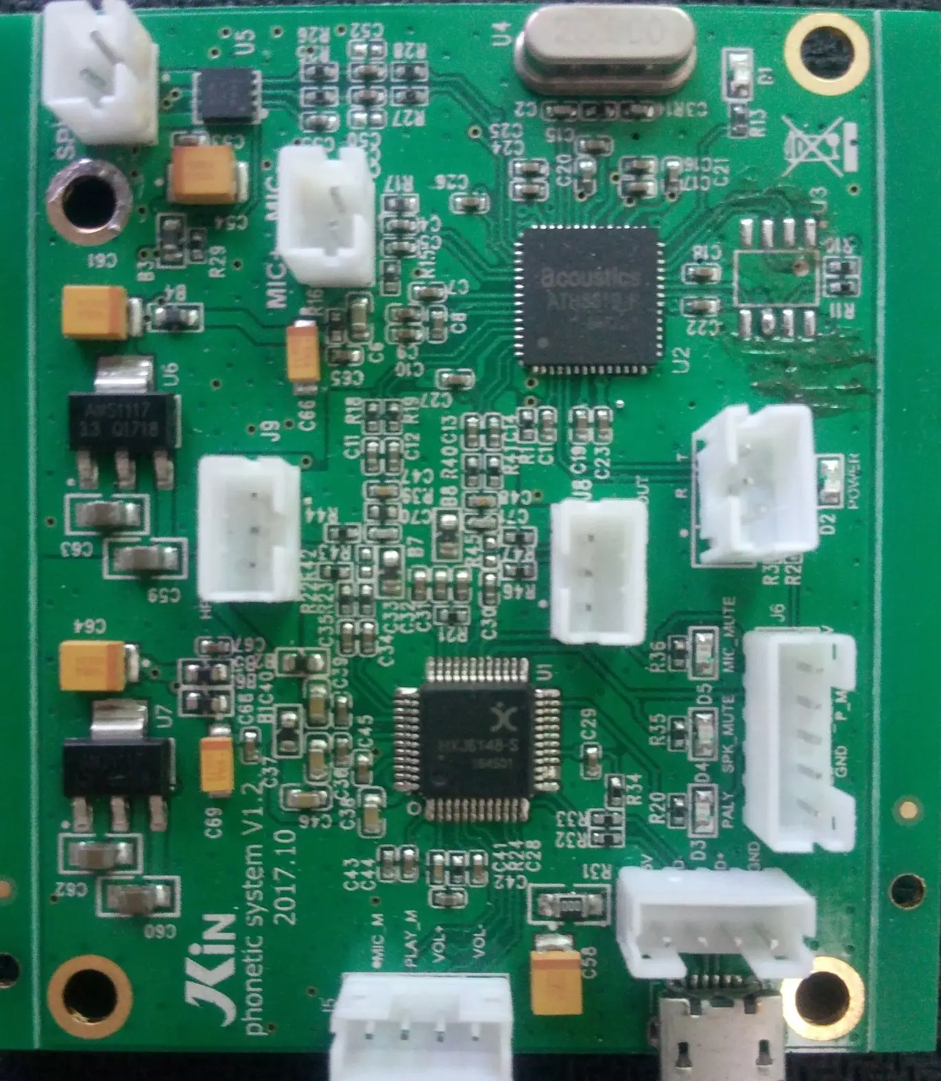 

Multi-function Omnidirectional Microphone Echo Conference Phone Motherboard 3-5 Meters Pickup ATH8819 Motherboard