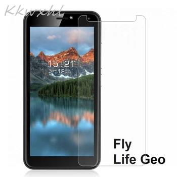 Перейти на Алиэкспресс и купить Смартфон 9H закаленное стекло для Fly Life Geo стеклянная защитная пленка на Fly Life Geo 4,95 дюймЗащитная пленка для экрана телефона