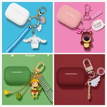 

Bluetooth Earphone Case For Airpods Pro Case Silicone Cute Cartoon Cover For Apple Air Pods Pro 3 Case Headphone/Earpods Strap