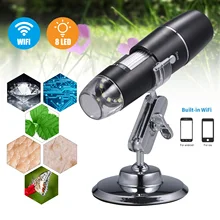 KKmoon электронный цифровой микроскоп портативный Wi-Fi беспроводной 1000x Высокое разрешение увеличительное стекло образовательные для детей