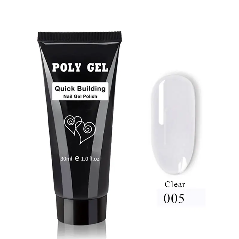 005 Beateal PolyGel Kit With Lamp Gel Nail Polish Set Nail Art French For Nail Extension UV Gel Varnish Poly gel Set Polygel Poligel - Цвет: 005