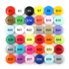 Wholesale 100Sets KAM Round Snaps Buttons T5 Plastic Press Button Fastener Snap For Clothes Accessories 35Colors 2