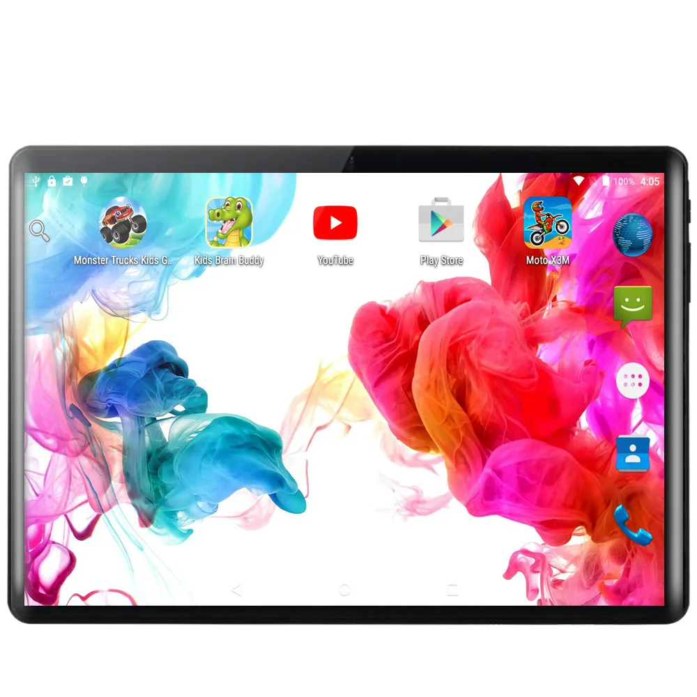 Kaufen Android 9.0 Tablet Pc 10,1 Zoll 3g 4g LTE Mobile Sim Karte Anruf Android 9.0 Tablet Pc 8GB + 128GB zehn Core Tabletten Pc