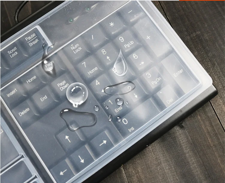 Universal Waterproof Silicone Desktop Computer Keyboard Cover Skin Protector Film Cover keyboard cover