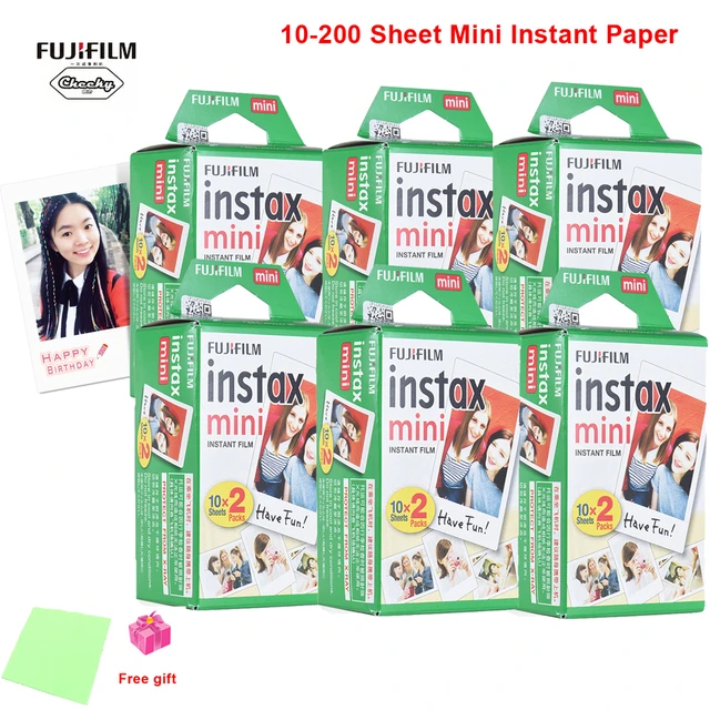 Lo mejor carrete instax mini 9-películas y papel fotográfico instantáneo  2024 - Aliexpress