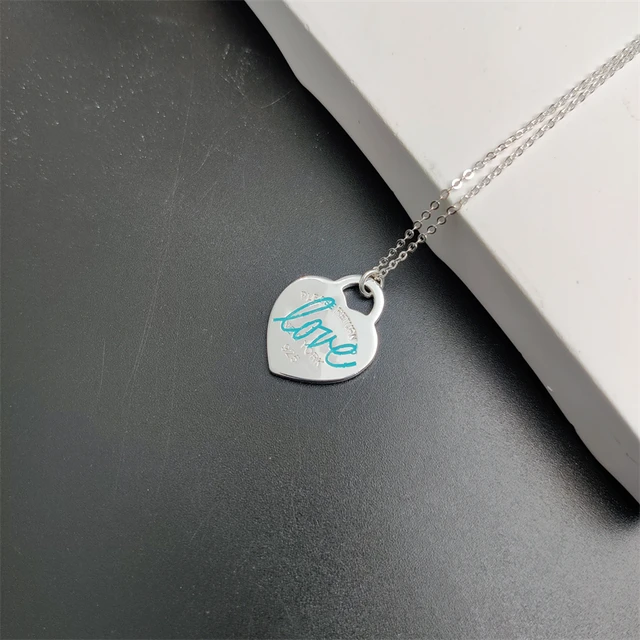 Heart Pendant Necklace Luxury Brand 