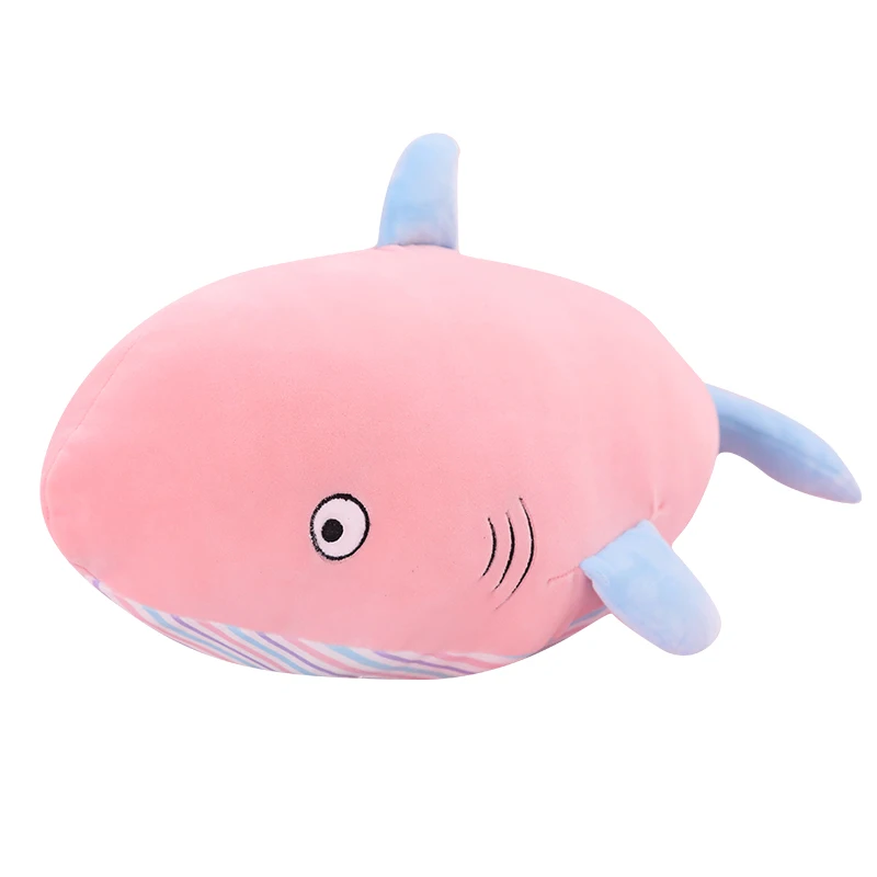 

50-80cm Down cotton shark Toy Plush Doll big white shark pillow doll