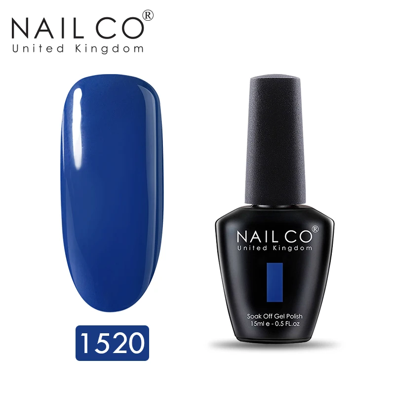 NAILCO 150 чистые долговечные цвета гибридное лаковое гелевое покрытие для ногтей Esmalte гель для дизайна лак розовый красный вымачивать праймер Гель-лак - Цвет: 1520