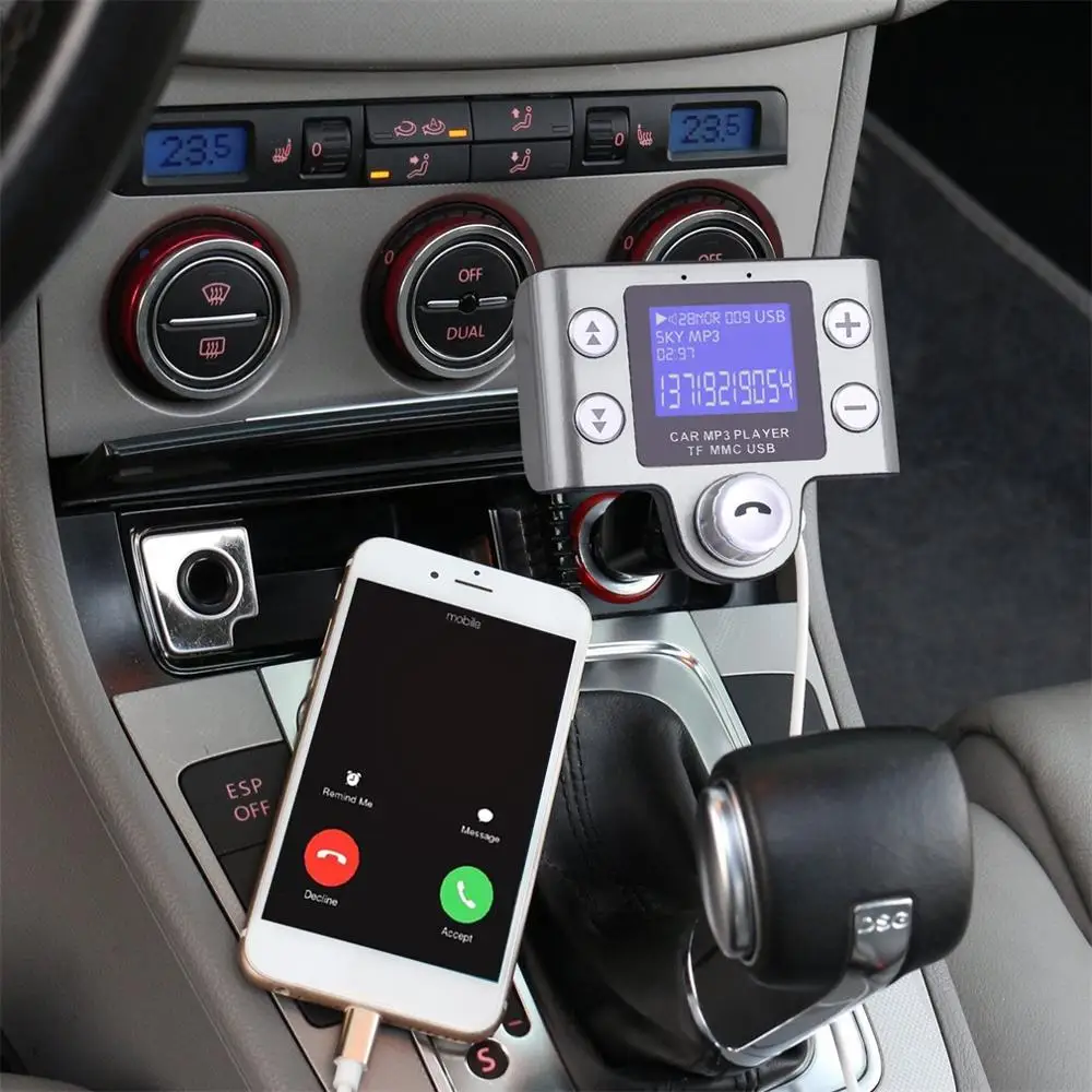 SO-650C, 1,4 дюймов, ЖК-дисплей, автомобильный комплект, fm-передатчик, компактный размер, автомобильный музыкальный и говорящий mp3-плеер, 3 цвета на выбор