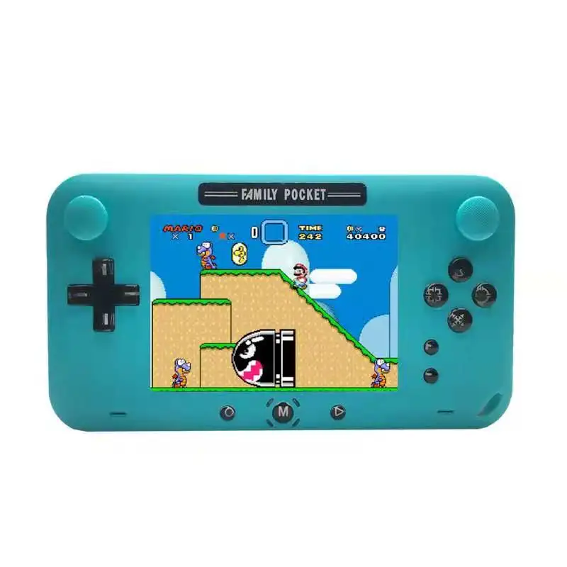 Retro Handhled Game Console Portable Game Player with 9 Emulators 7330 Built-in Games for Nes For Genesis Support Save&Load 