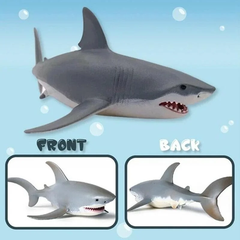 Lebensechtes Haifisch geformtes Spielzeug realistische Tiermodell für Kinder 