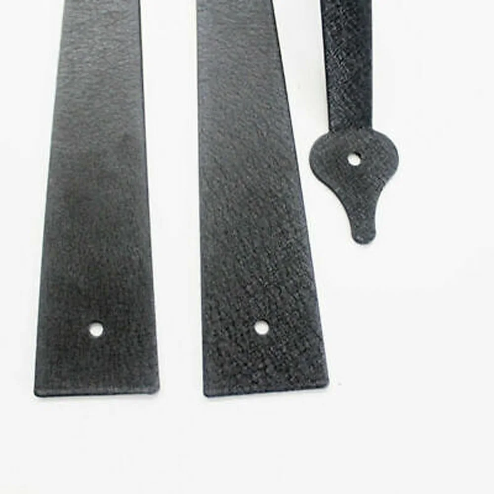 

1 Pcs Metal Garage Door Decorative Faux Hardware Kit 4pcs Hinges & 2pcs Handles Black Household