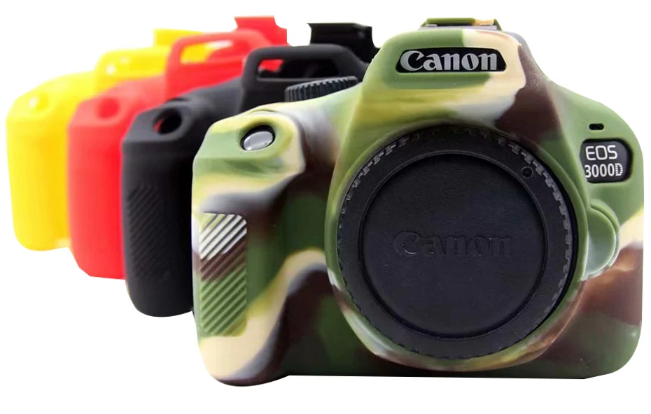 CAENBOO для Canon EOS 3000D/4000D сумка для камеры Мягкий силиконовый резиновый защитный чехол для корпуса чехол для Canon 3000D 4000D сумка