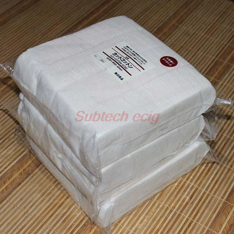 

180pcs/bag Japanese Organic Unbleached Cotton Best E-Cigarette Accessories Vape Cotton Hot Sale for DIY RDA RTA RDTA Tank