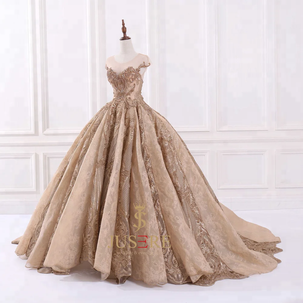 Golden ball gown Clearance