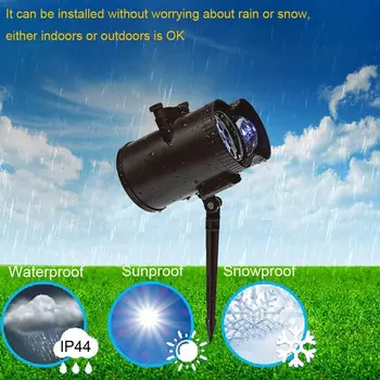 

Waterproof Moving Laser Projector Lamps 12 Patterns LED Stage Light For Christmas New year Party Light Landscape Garden Lamp