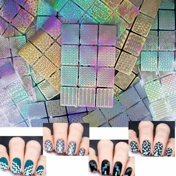 

5pcs French Manicure Nail Art Tips Form Guide Sticker Free Stencil Shiping Tool T5A5