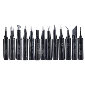 

13pcs/lot Lead-free Soldering Solder Iron Tips 900M-T-K 900M-T-I 900M-T-B For 936 Soldering Station