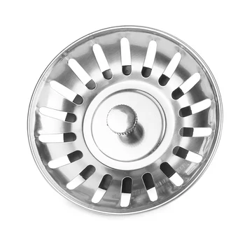 

Kitchen Stainless Steel Sink Waste Strainer Plug Drain Stopper Basket Filter Tools _WK