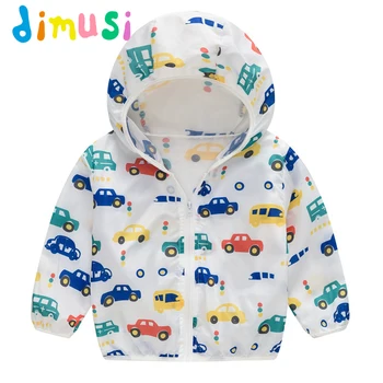 

DIMUSI Summer Boys Skin Jackets For Baby Girls Sunscreen Jackets Children Kids Outerwear Anti-UV Windbreaker Coats Clothing 8Y