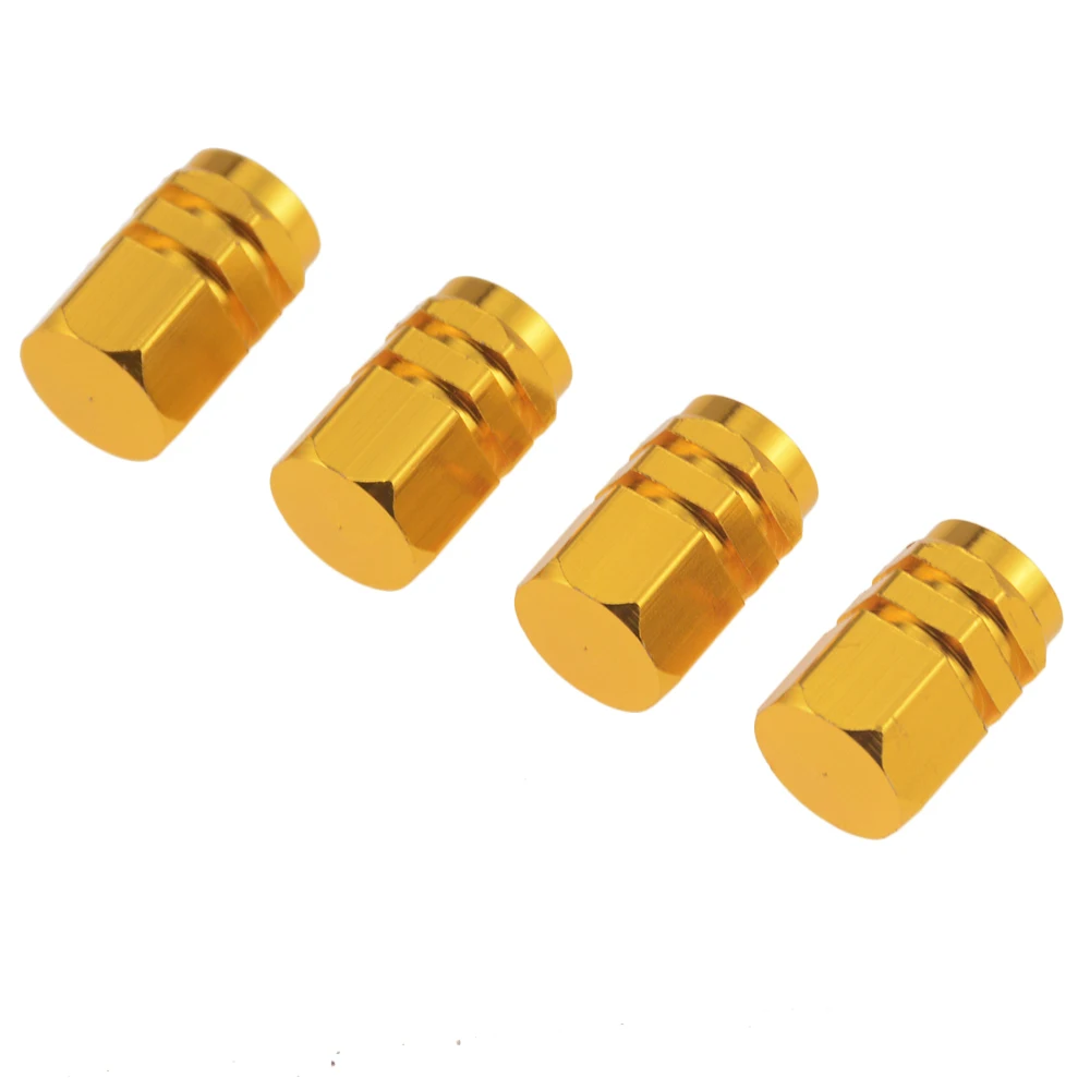 Lot De 8 Bouchons De Valve Lumineux - Pour Pneus Voiture, Moto, Vélo - ABS Phosphorescent - Jaune