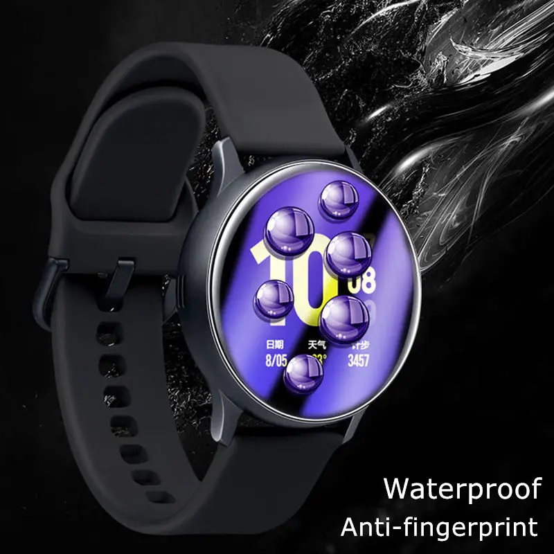 3 шт полная защитная пленка для samsung Galaxy watch active 2 Защитная пленка 3D ультратонкие часы Active2 44 мм 40 мм аксессуары