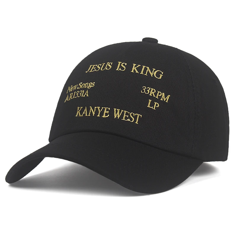 Новинка Kanye West Jesus Is King альбом бейсболки шляпа c вышивкой, для отца унисекс женские и мужские шляпы Последний альбом Snapback шляпы