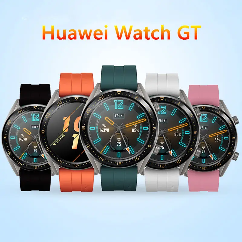 Huawei Watch GT ремешок для samsung Galaxy watch 46 мм gear S3 ремешок спортивный силиконовый 22 мм ремешок для часов браслет gear S 3 46 ремешок для часов