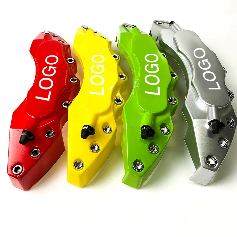 2Pcs S/M/L ABS Car 3D Disc Brake Caliper Covers Sticker For Toyota CROWN COROLLA COASTER LAND CRUISER PRADO REIZ  Accessories